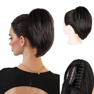 10 Inch Short Ponytail Extension - Soft Straight Pony Tails, 18B-187H002